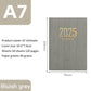 A7 Pocket Planner Calendar Journal