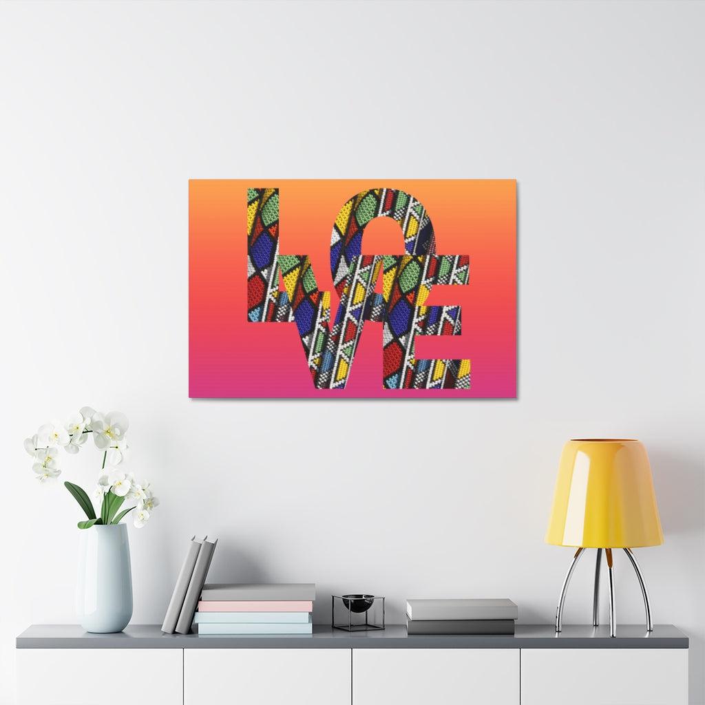 African Love Canvas Print.