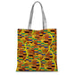 African Pattern Yellow Tote Bag.