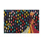 African Woman Tribal Canvas Print.