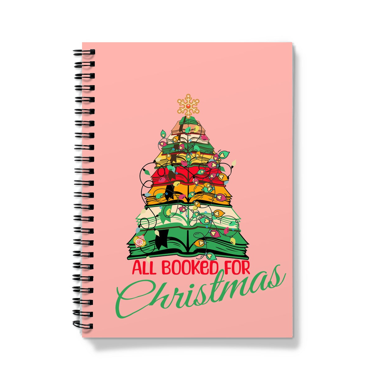 All Booked for Christmas Notebook