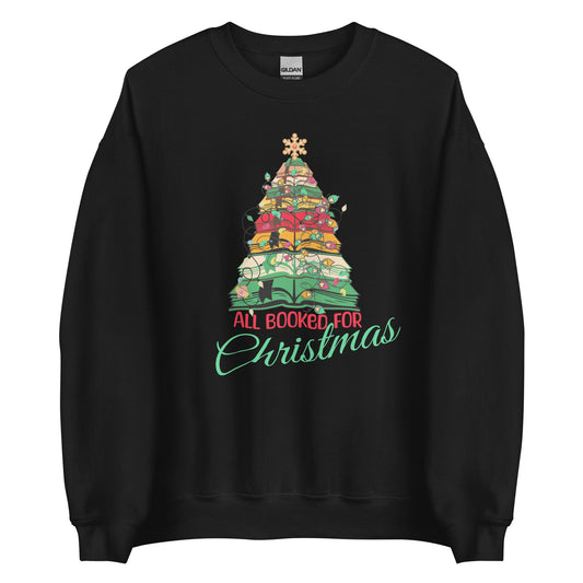 All Booked for Christmas Unisex Sweatshirt