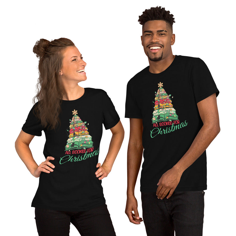 All Booked for Christmas Unisex T-shirt