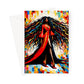 Black Woman Art Greeting Card