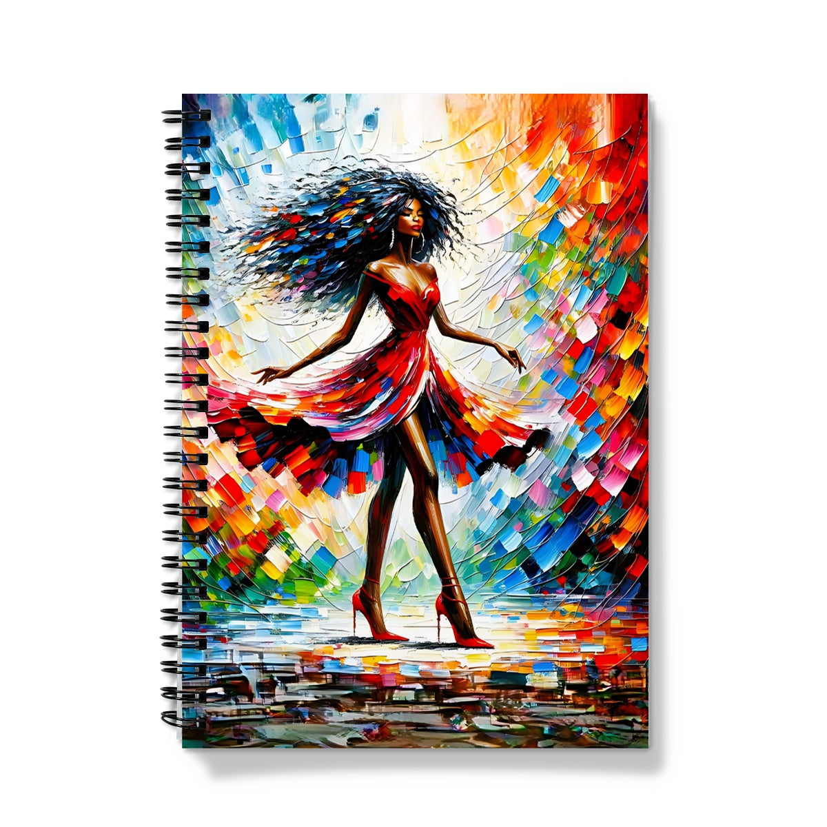 Black Woman Art Notebook