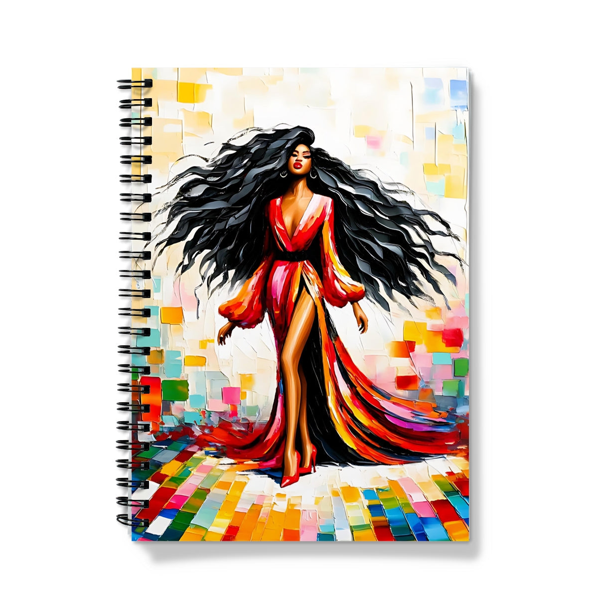 Black Woman Art Notebook