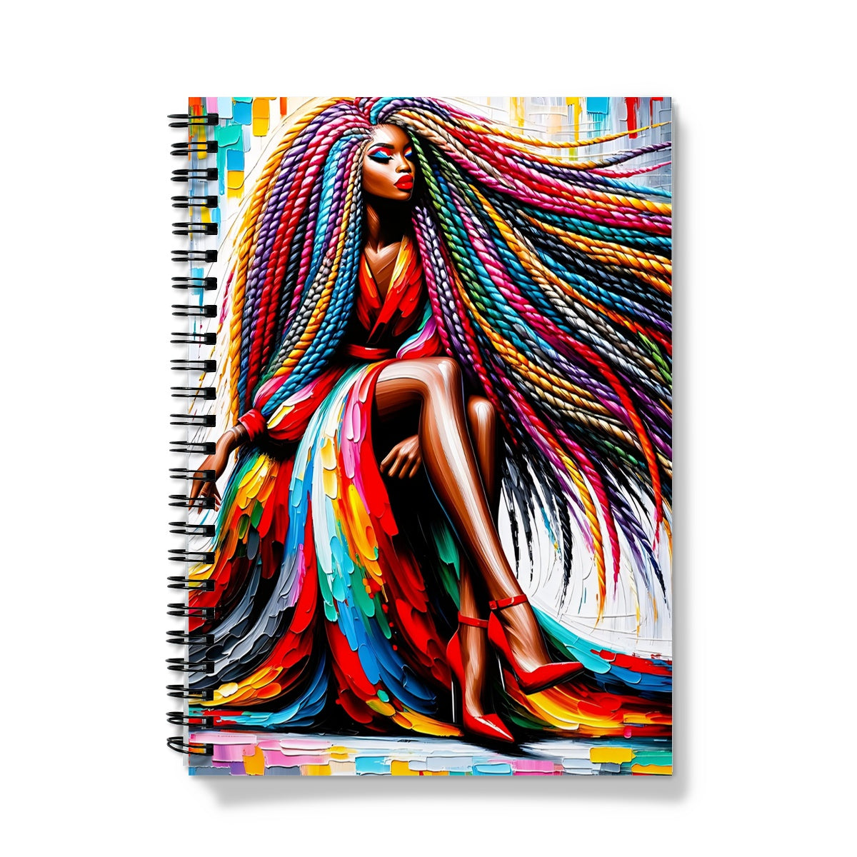 Black Woman Art Notebook