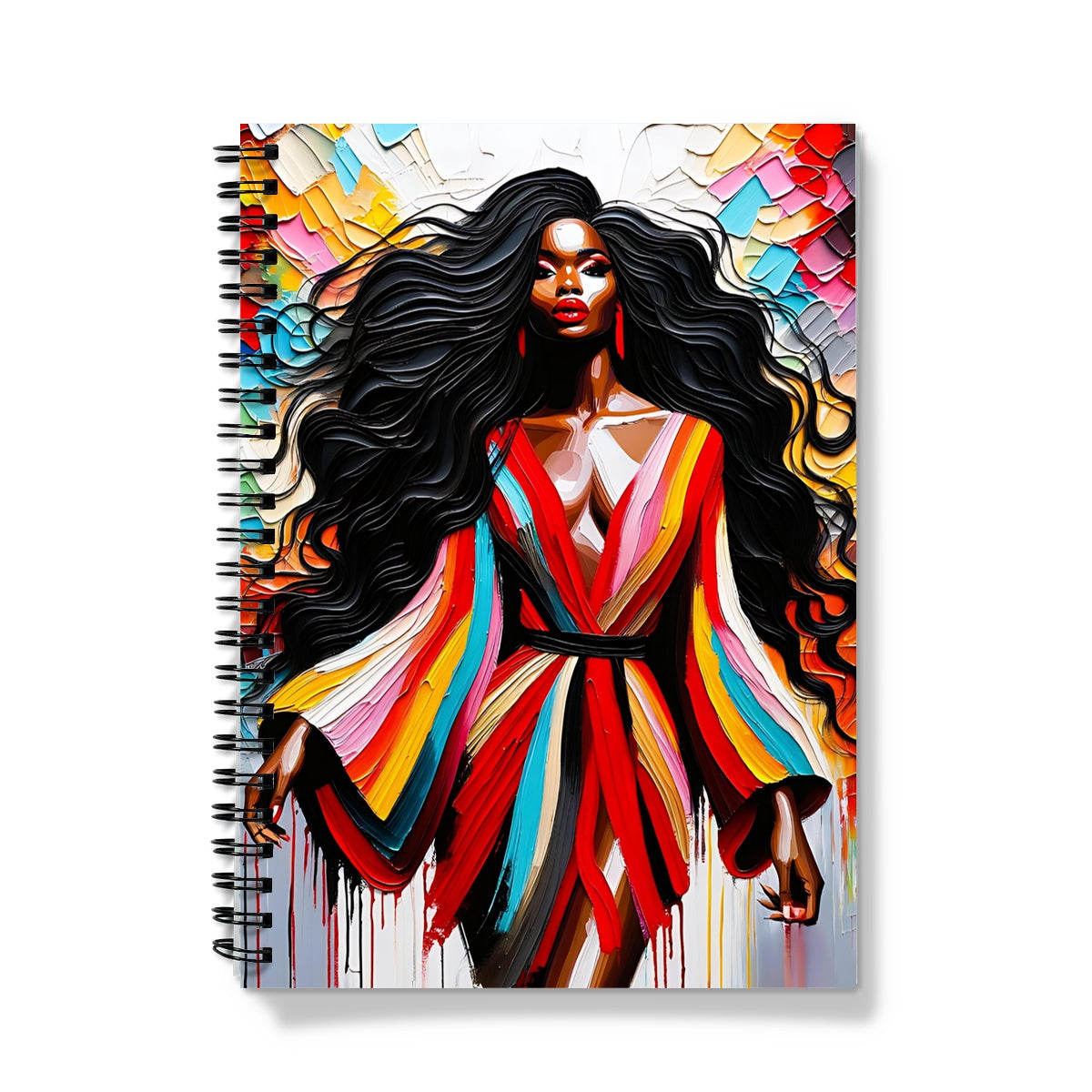 Black Woman Art Notebook