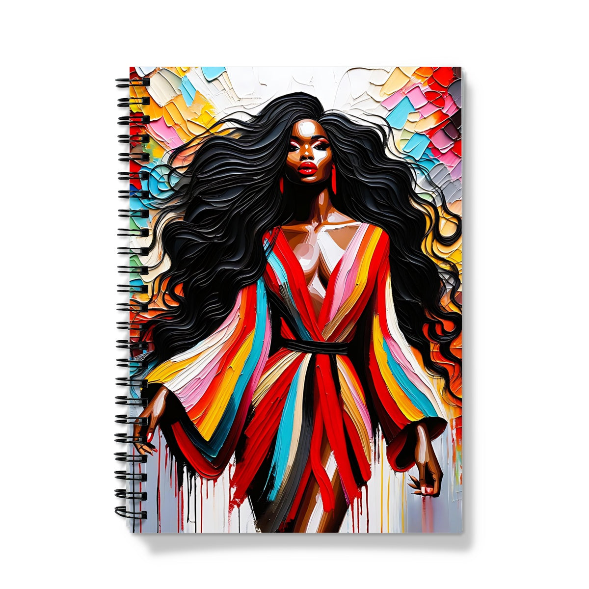 Black Woman Art Notebook