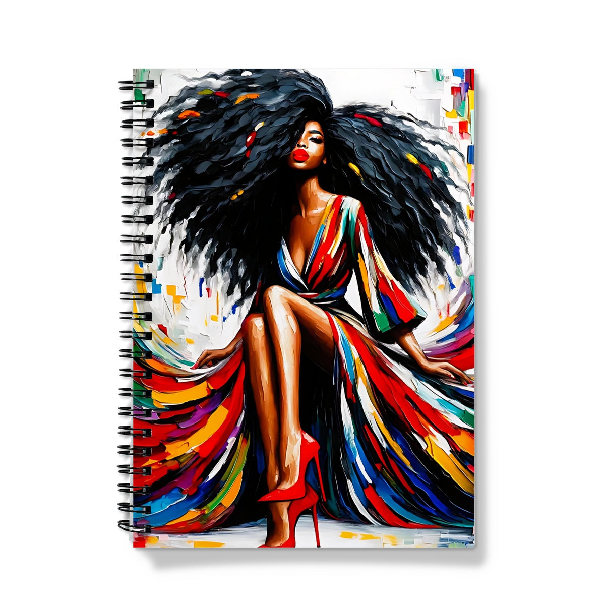 Black Woman Art Notebook