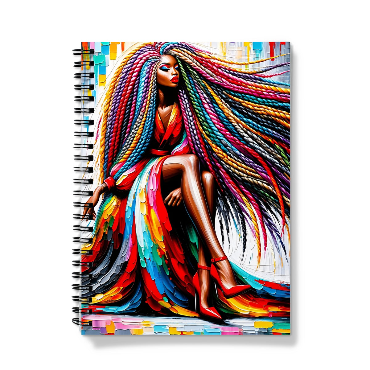 Black Woman Art Notebook