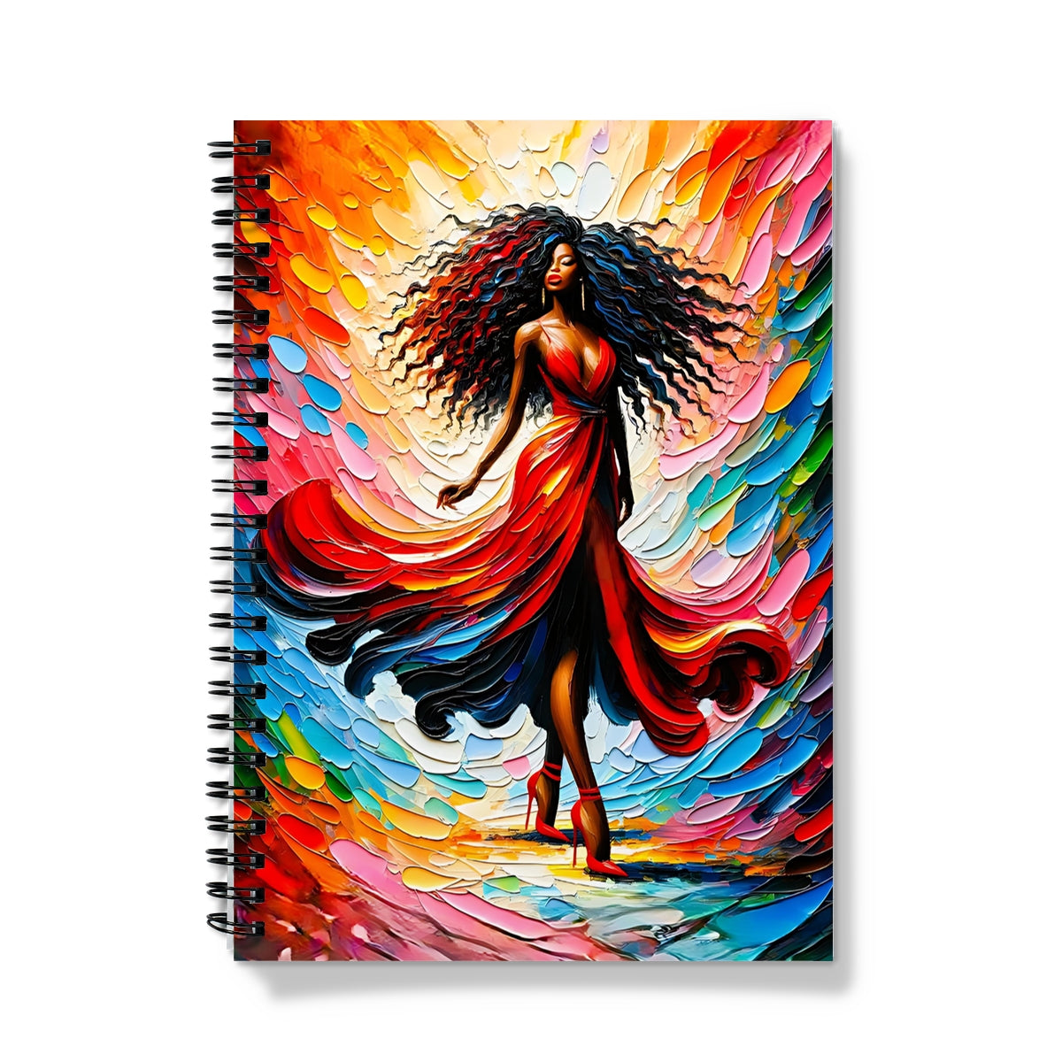 Black Woman Art Notebook