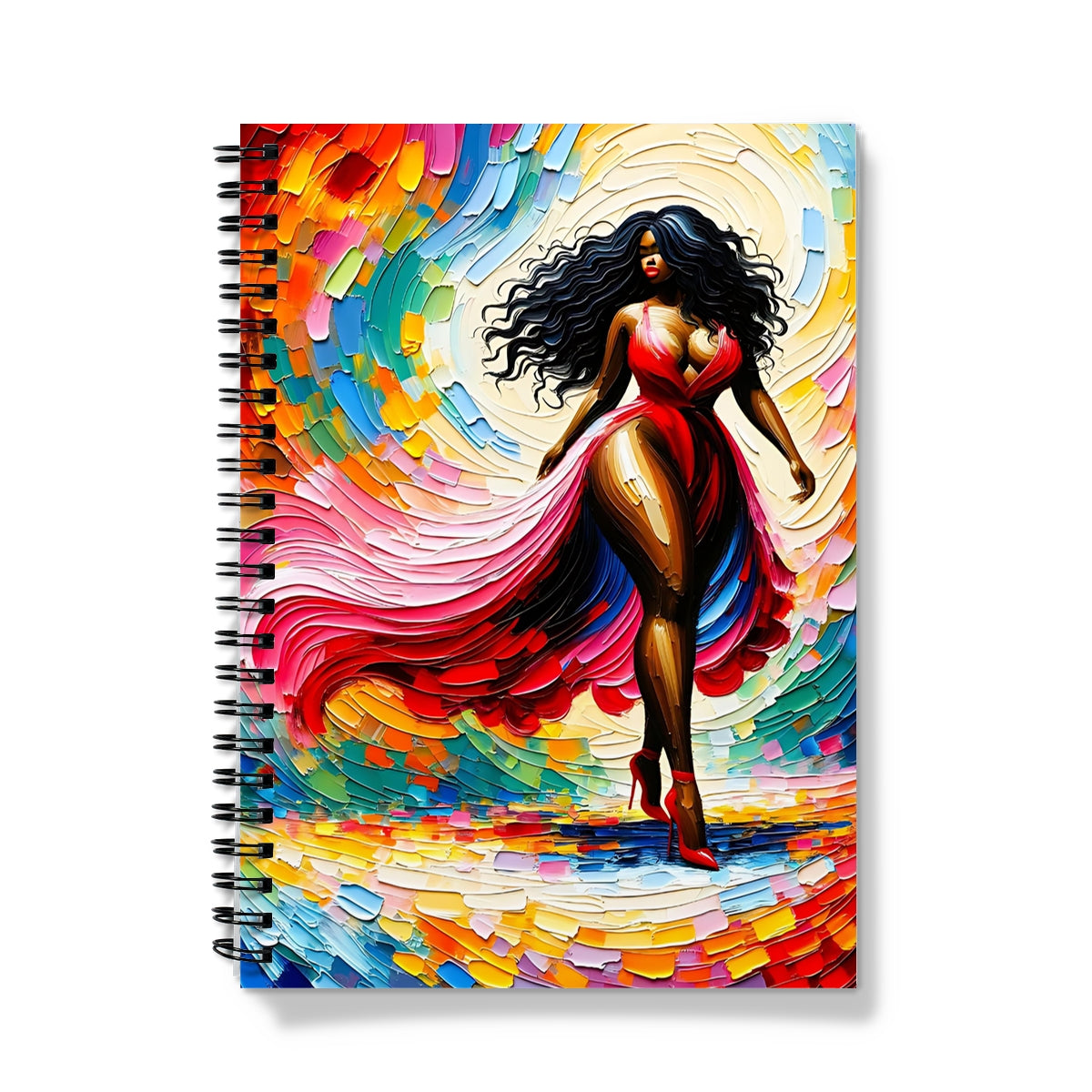 Black Woman Art Notebook