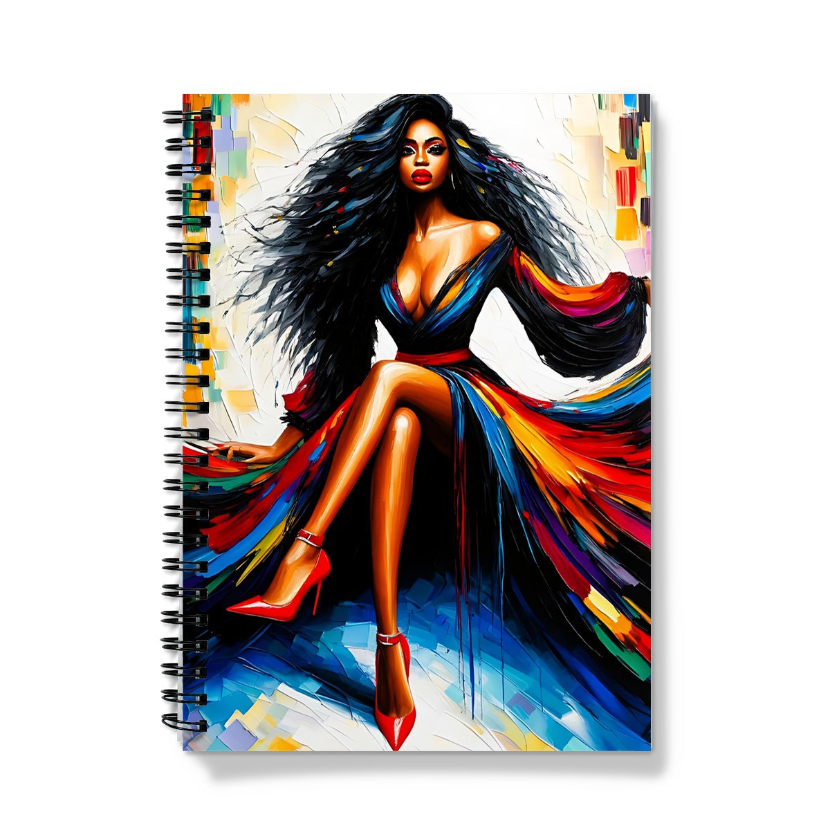 Black Woman Art Notebook