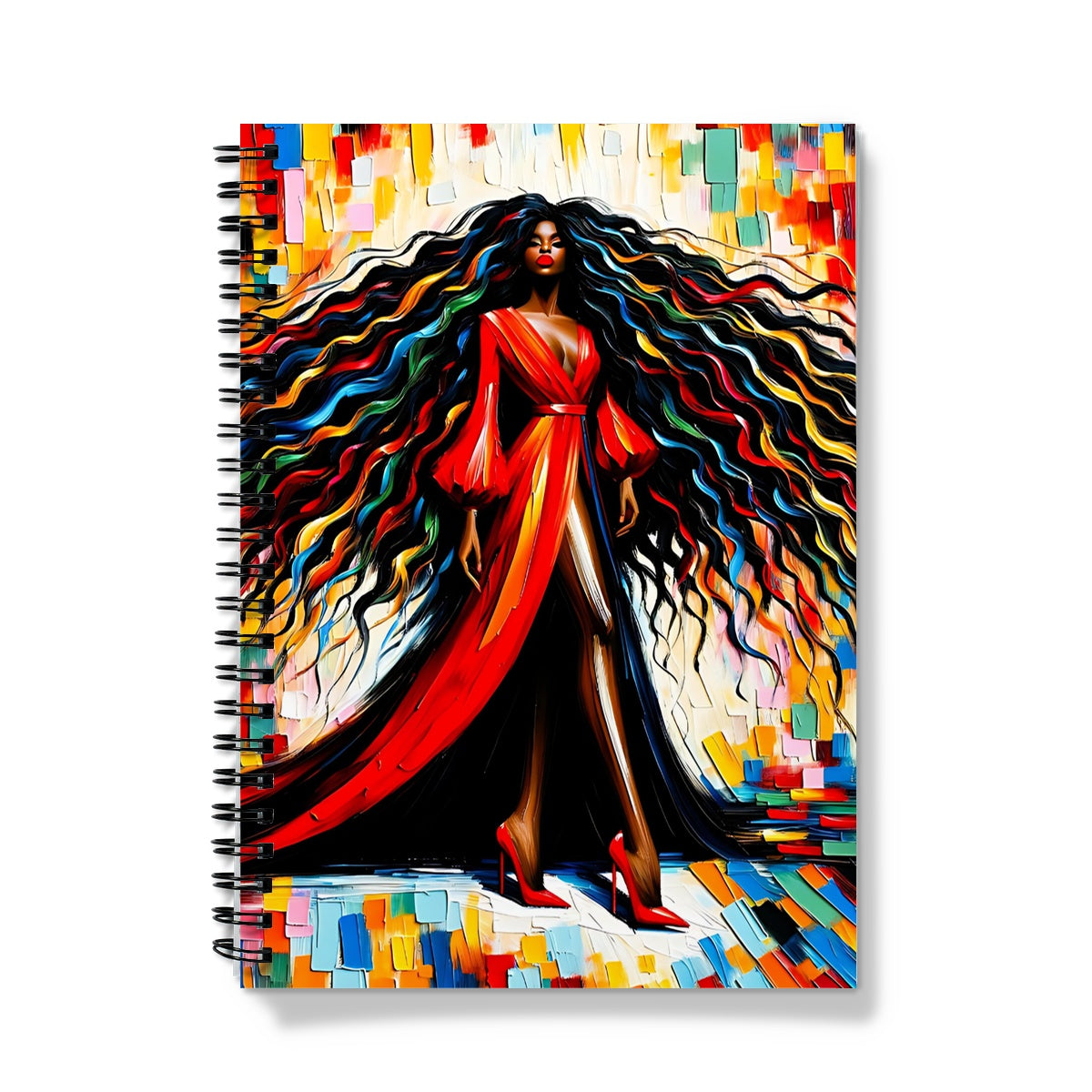 Black Woman Art Notebook