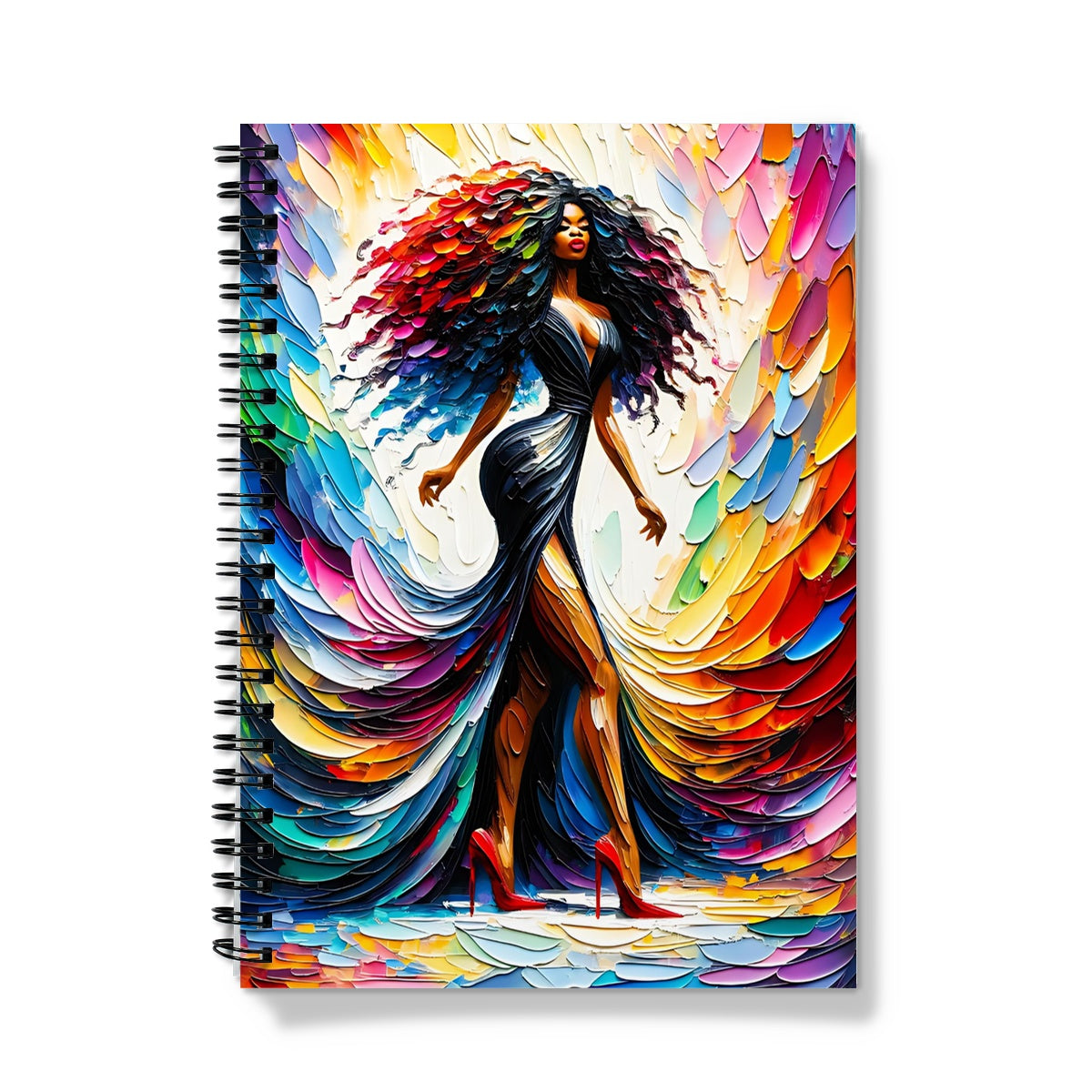 Black Woman Art Notebook