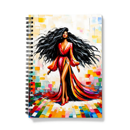 Black Woman Art Notebook