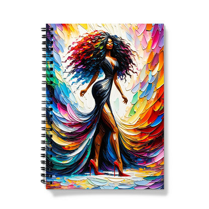 Black Woman Art Notebook