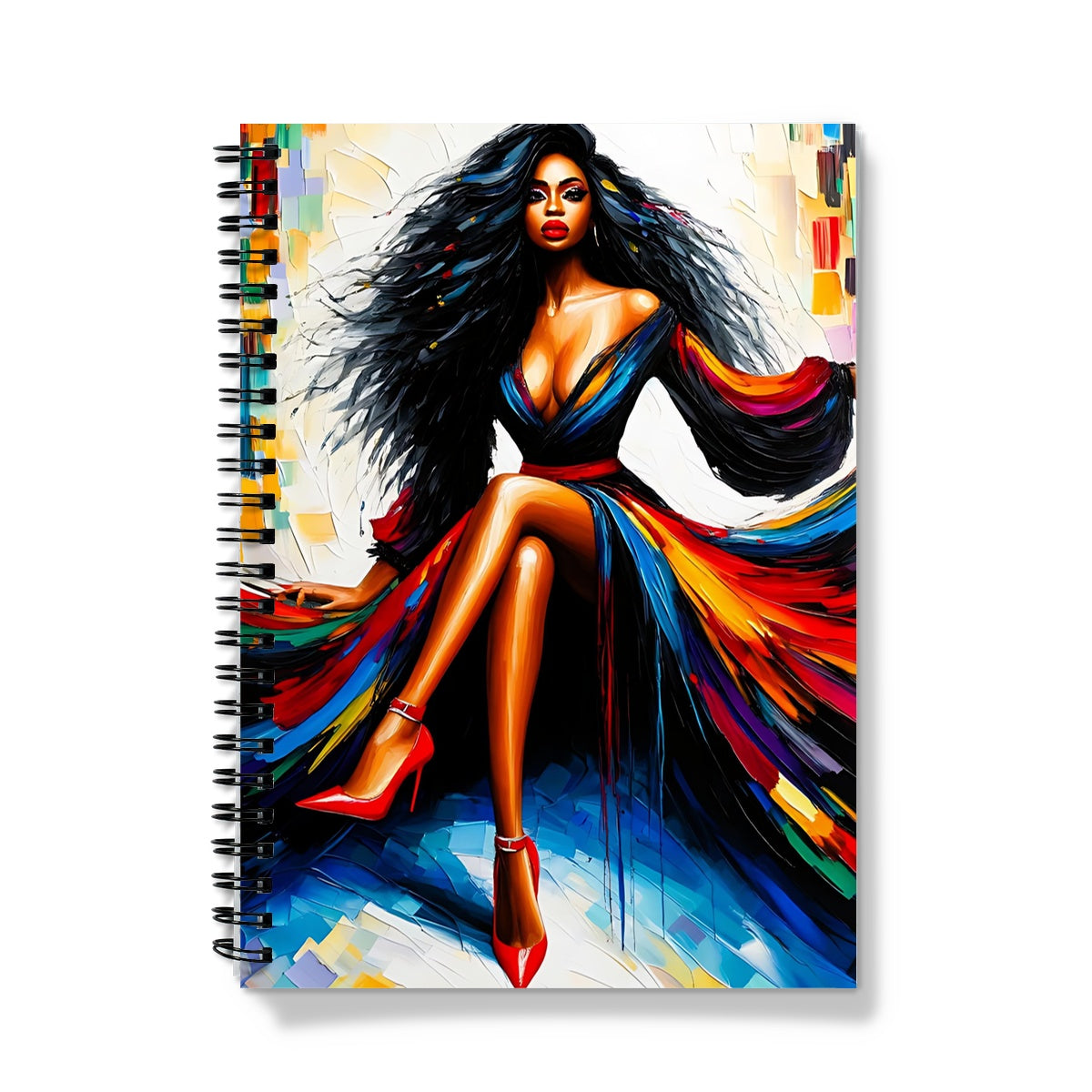 Black Woman Art Notebook