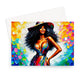 Black Woman Art Print Greeting Card