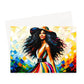 Black Woman Art Print Greeting Card