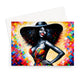 Black Woman Art Print Greeting Card