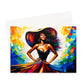 Black Woman Art Print Greeting Card