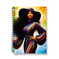 Black Woman Art Print Notebook