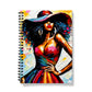 Black Woman Art Print Notebook