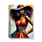 Black Woman Art Print Notebook