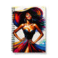 Black Woman Art Print Notebook