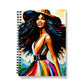 Black Woman Art Print Notebook