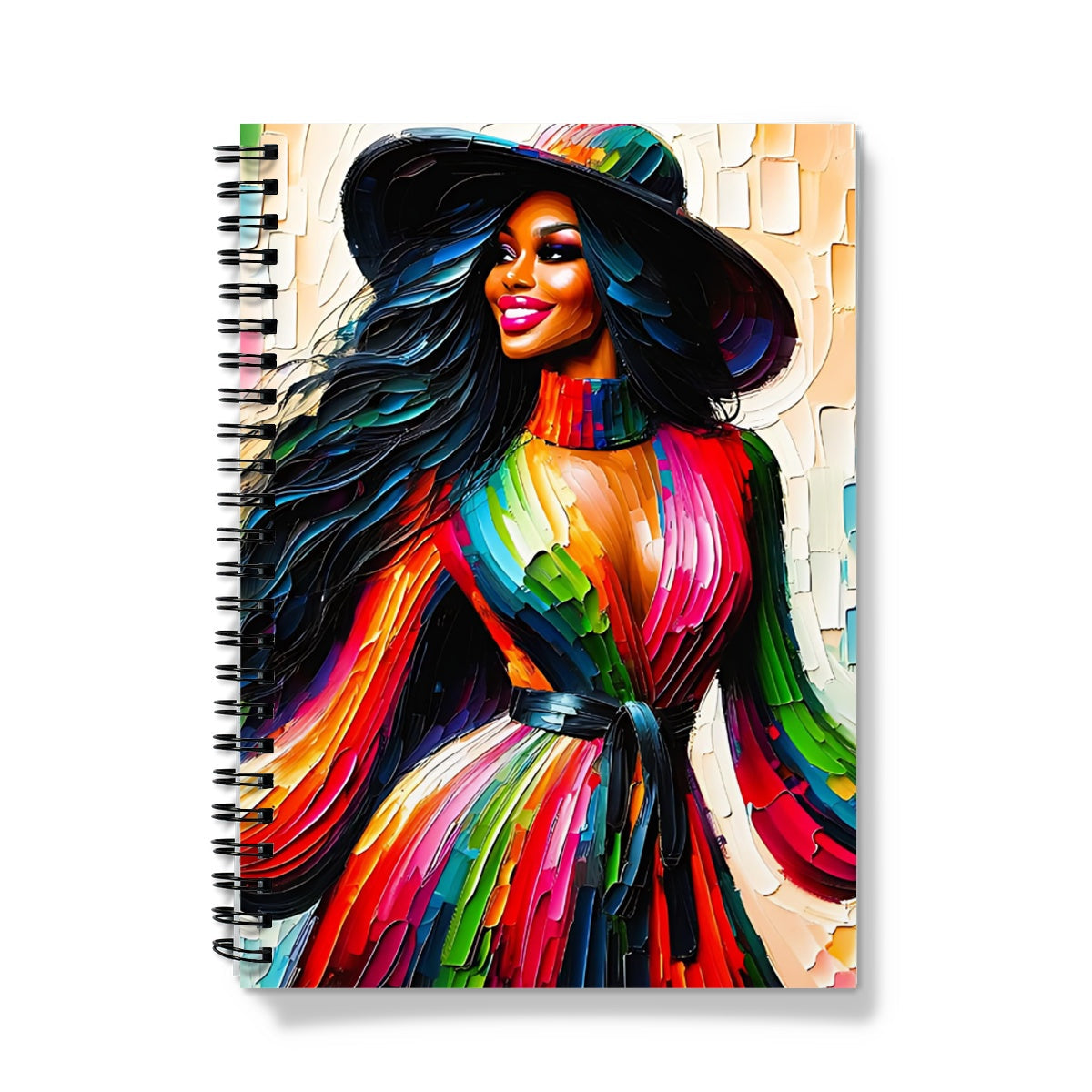 Black Woman Art Print Notebook