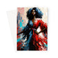 Black Woman Artwork  Greeting Card