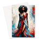 Black Woman Artwork I Greeting Card