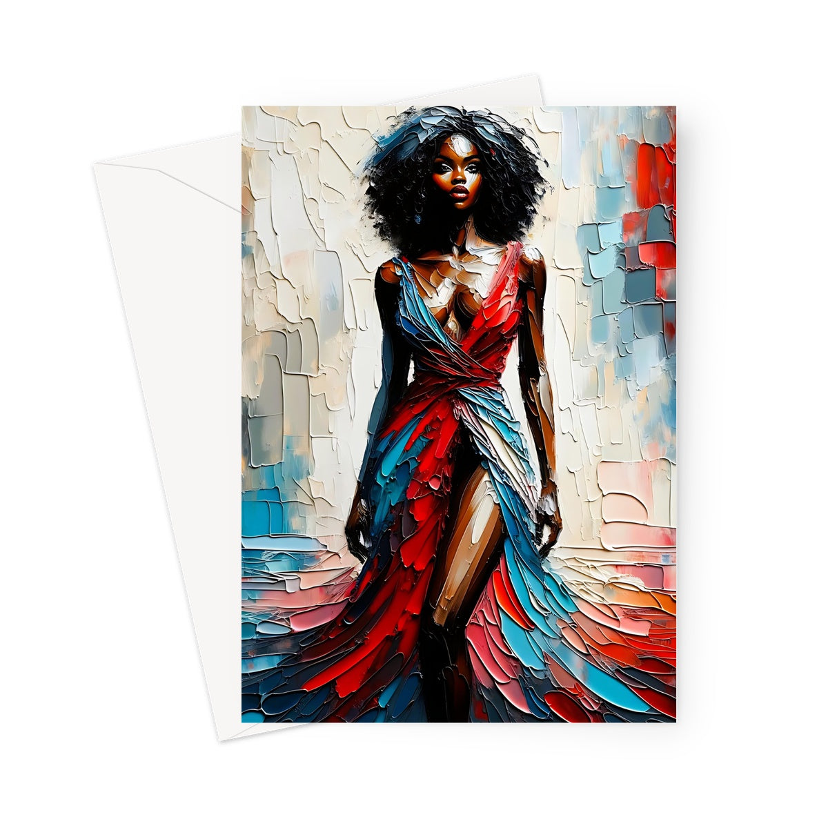 Black Woman Artwork I Greeting Card