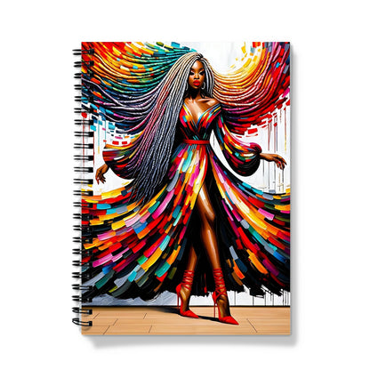 Black Woman Artwork  Notebook