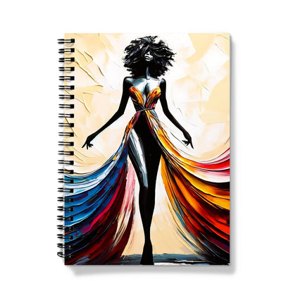 Black Woman Artwork VI Notebook