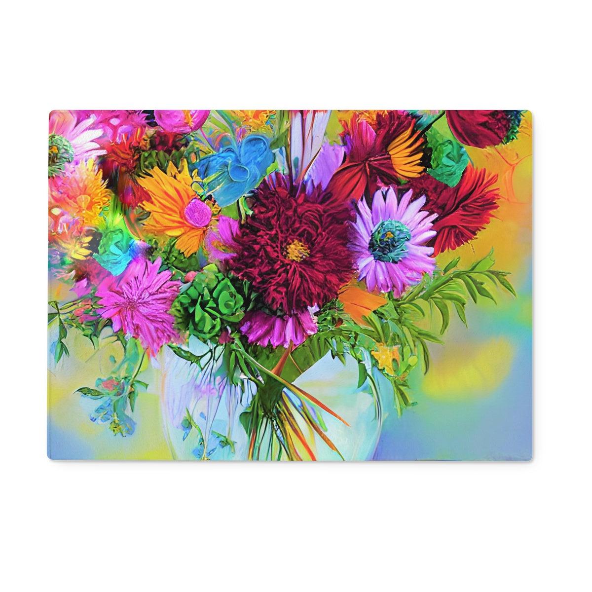 Blooming Glass Chopping Board