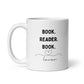 Book Reader Book Lover White Glossy Mug