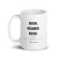 Book Reader Book Lover White Glossy Mug