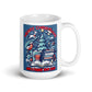 Bookaholic Christmas White Glossy Mug