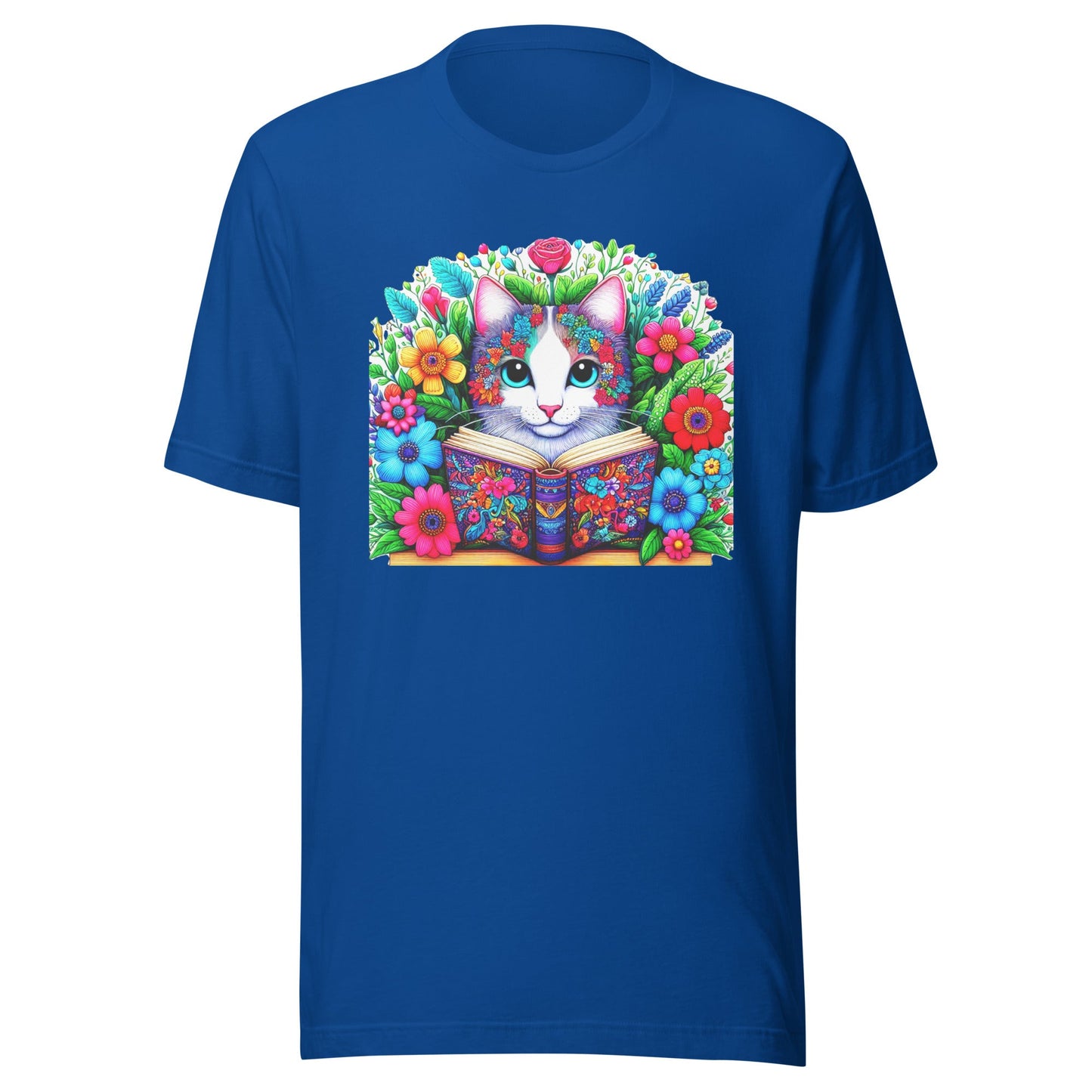 Bookish Cat Book Lover Unisex T-shirt