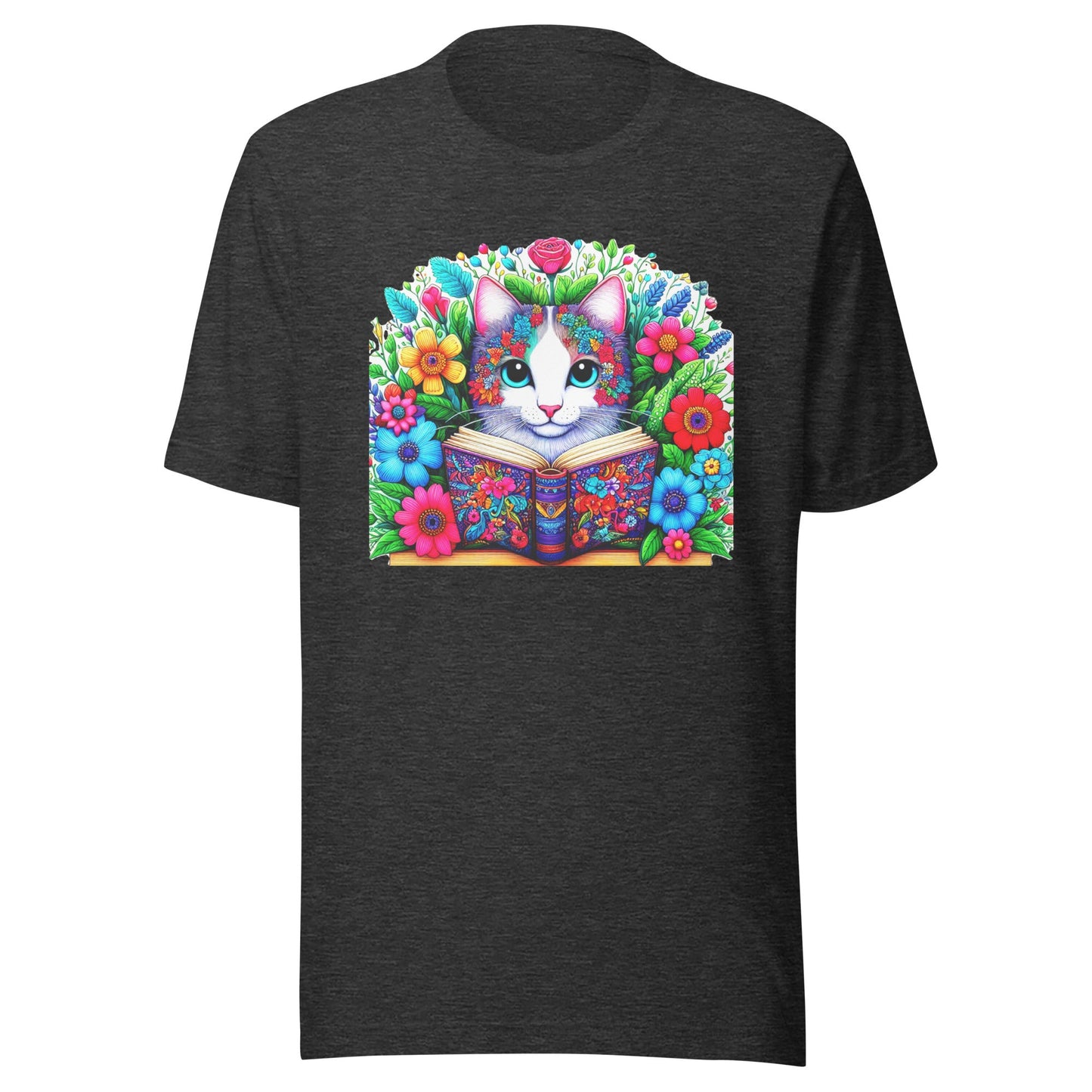 Bookish Cat Book Lover Unisex T-shirt