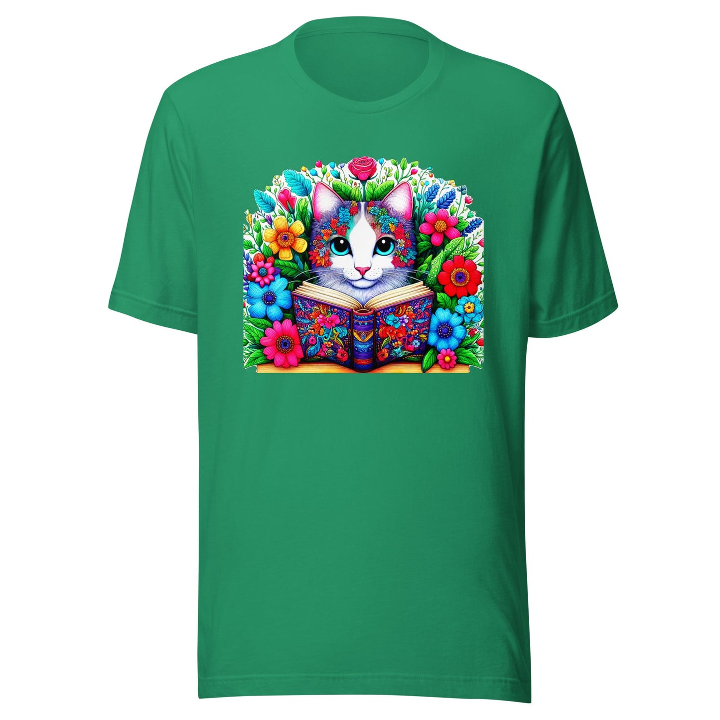 Bookish Cat Book Lover Unisex T-shirt