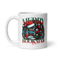 Bookmas White Glossy Ceramic Mug