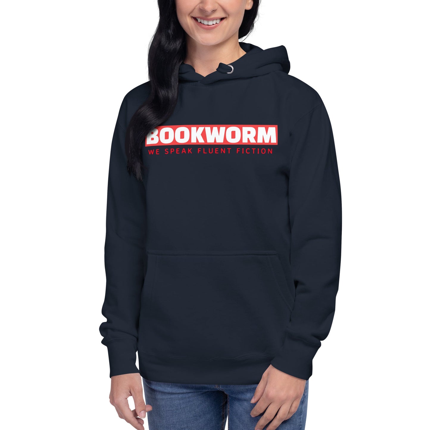 Bookworm We Speak Fluent Fiction Women's Hoodie