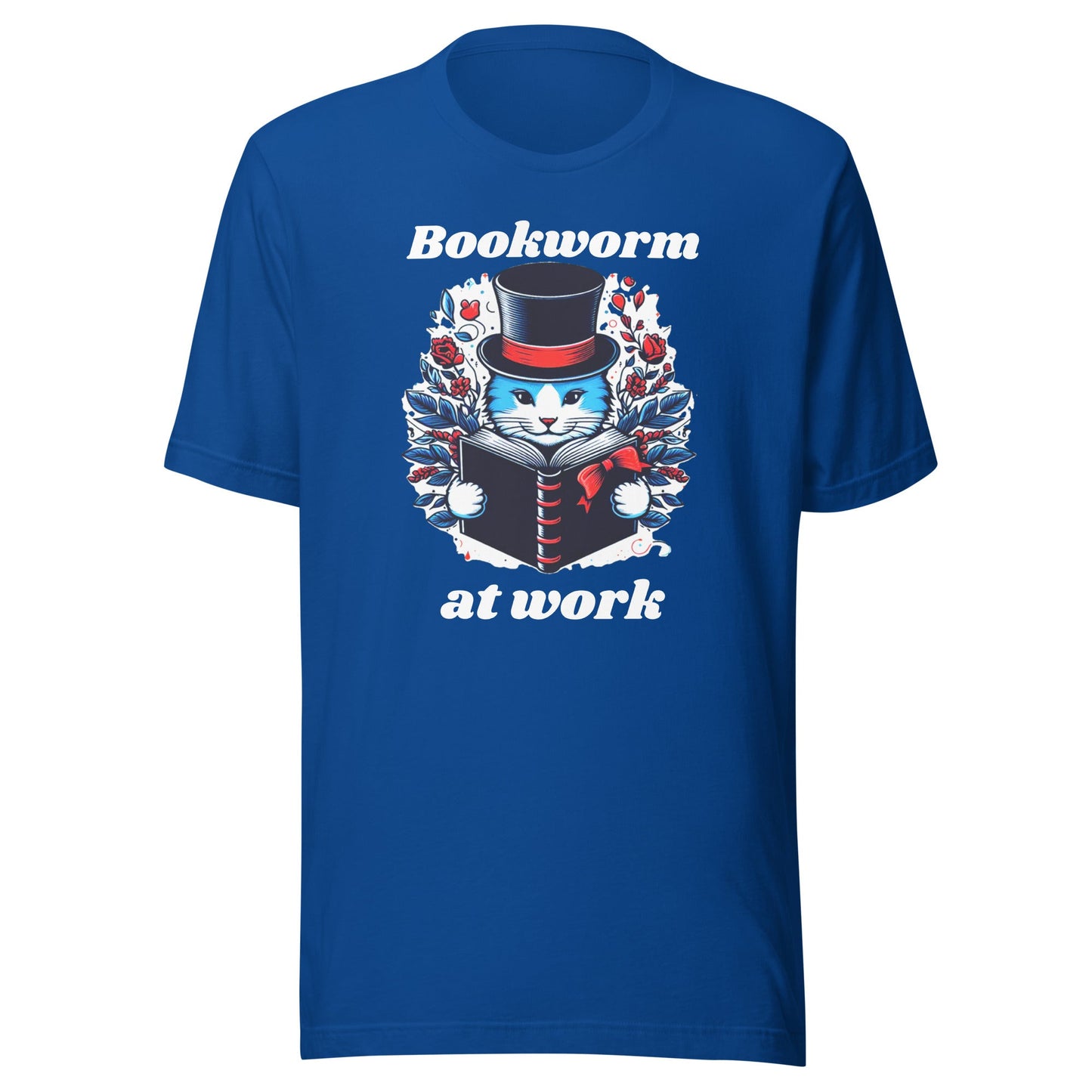 Bookworm at Work Cat Unisex T-shirt