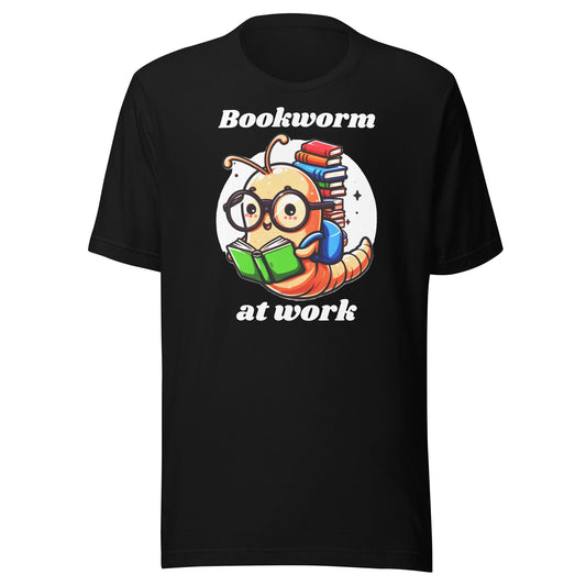 Bookworm at Work Unisex T-shirt