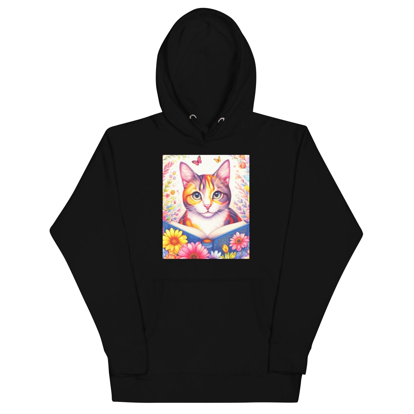 Cat Reader Unisex Hoodie